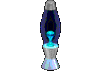 left blue lavalamp